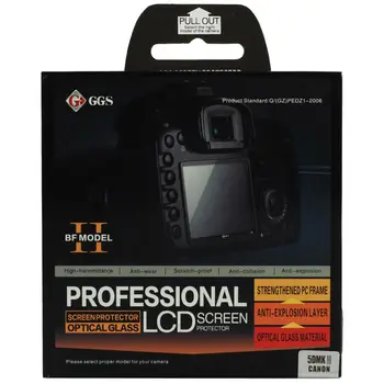 

GGS IV 0.3mm Japanese Optical Glass LCD Screen Protector Cover for Canon 5D MKIII 5DIII 5D3 5DS 5SR Camera
