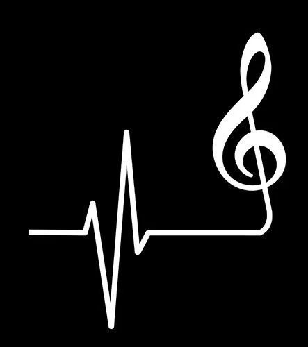 Музыка Heart Beat Стикеры наклейка губы татуировки дизайн Примечание пианино гитары