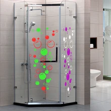 creative Bubbles Wall Art Bathroom Window Shower Tile Decoration Decal Kid Car Sticker Waterproof and Removable wall sticker 701
