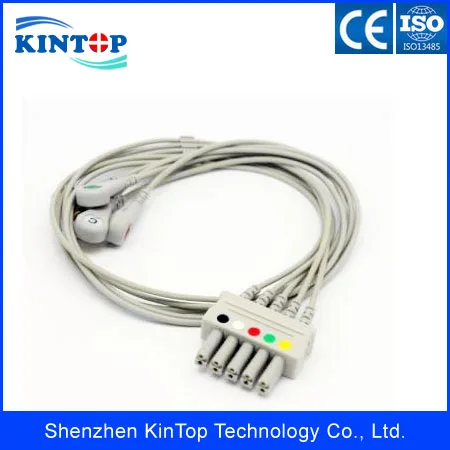 Compatibe New Drager Siemens 5 leads ECG кабель монитор пациента с AHA оснастки leadwires для SC9000XL CE
