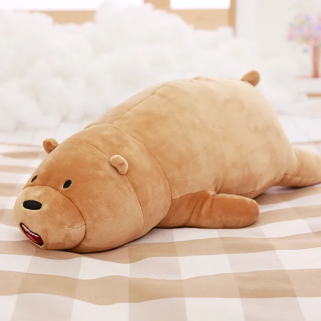 Kawaii! 50cm We Bare bears Cartoon Bear Stuffed Animal Doll Anime Plush ...