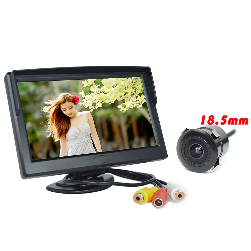 

Car Rearview Mirror - Built-in 5 Inch Monitor + Camera