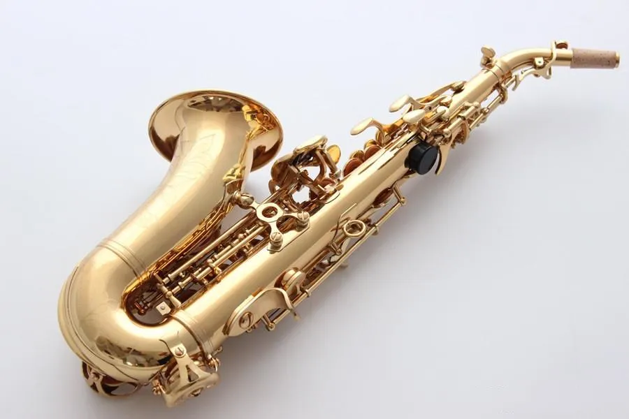 France henri selmr Curved Soprano Saxophone R54 Brass Sax Bend body