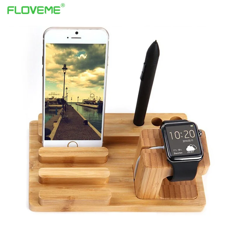 imágenes para FLOVEME Lujo Genuino Natural de Madera de Soporte de Escritorio Del Muelle de Carga Soporte para Teléfono para apple iphone 6 6s 7 plus para apple watch para ipad imágenes para FLOVEME Lujo Genuino Natural de Madera de Soporte de Escritorio Del Muelle de Carga Soporte para Teléfono para apple iphone 6 6s 7 plus para apple watch para ipad