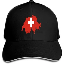 Подгонянная унисекс бейсболка для дальнобойщика Регулируемая швейцарская Кепка