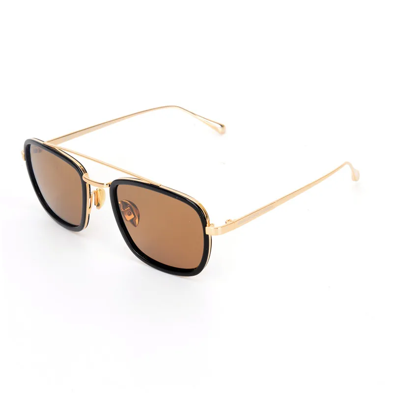 EE Brand Classic Square Sunglasses Alloy Frame High Quality Eyeglasses
