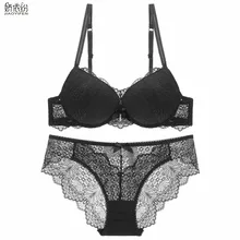 Новинка, чашечки расположены рядом, удобные сексуальные кружева комплект с бюстгальтером кружевного женского нижнее белья, сексуальная, с подкладкой, пуш-ап, бюстгальтер с глубоким v-образным вырезом прозрачные, кружевные трусики бюстгальтер нижнее белье