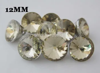 

RB001 Brown color glass buttons 12mm shank sewing 100pcs/lot sofa decorative button garment accessories