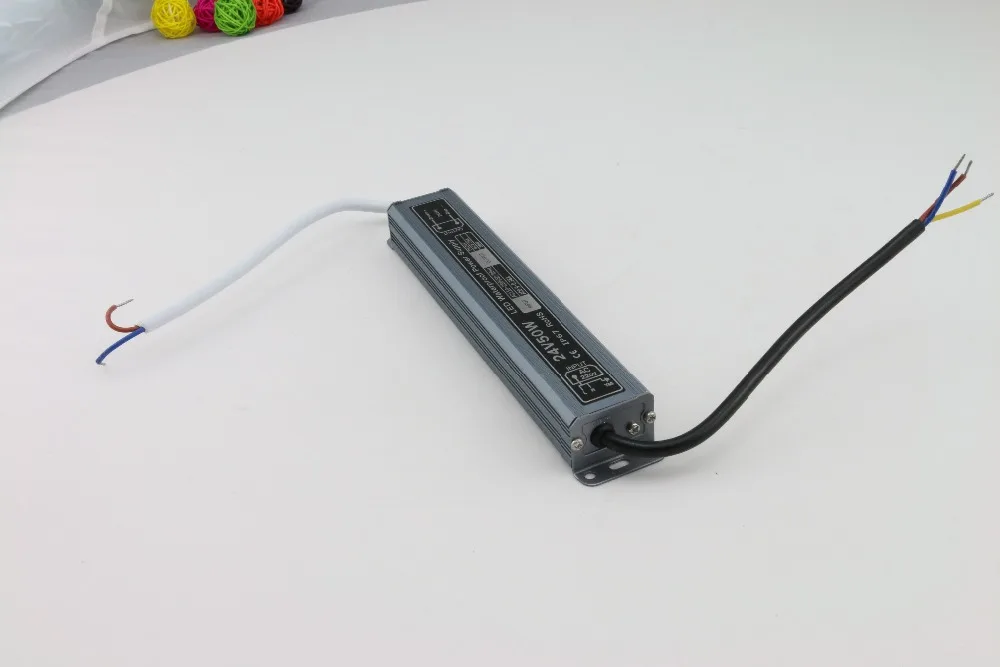 Новый AC 100 V 264 DC/DC 24V 50W IP67 2 1 в Водонепроницаемый светодиодный трансформатор