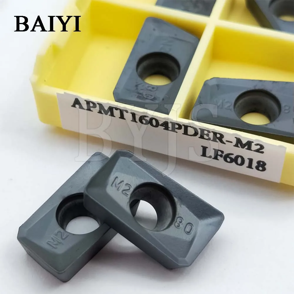 10 шт. APMT1604PDER M2 LF6018 твердосплавные фрезерные Вставки токарная фреза токарный