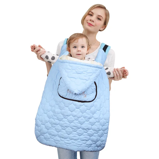 New Warm Wrap Sling Baby Winter Carrier Windproof Baby Backpack Blanket