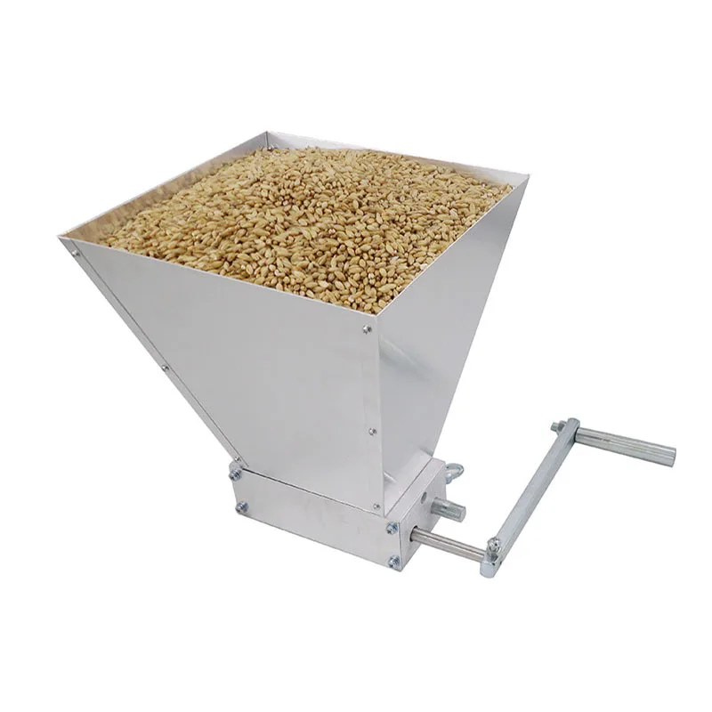 Factory Price New Barley Crusher Malt Grain Mill with 2 Stainless roller for Home brewing mill