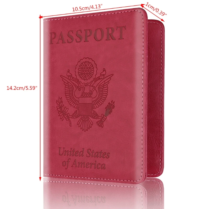 Дорожный Чехол для карт, органайзер, Обложка для паспорта, RFID Блокировка, кошелек, новинка