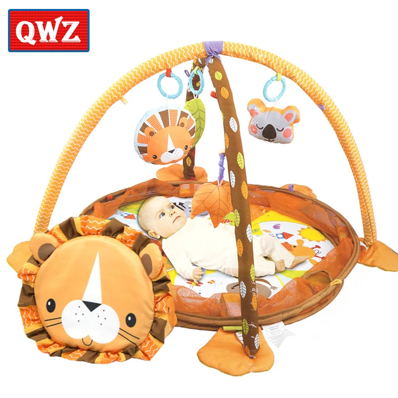 

QWZ Baby Toy Baby Play Mat 0-1 Year Game Cute Animal Shape Baby Crawl Pad Educational Crawling Mat Play Cartoon Ocean Ball Pool