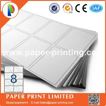 

80 Sheets A4 Sticky Label Paper , 8 Labels per sheet 99.1 X 67.7 mm Address Stickers compatible L7165 J8165