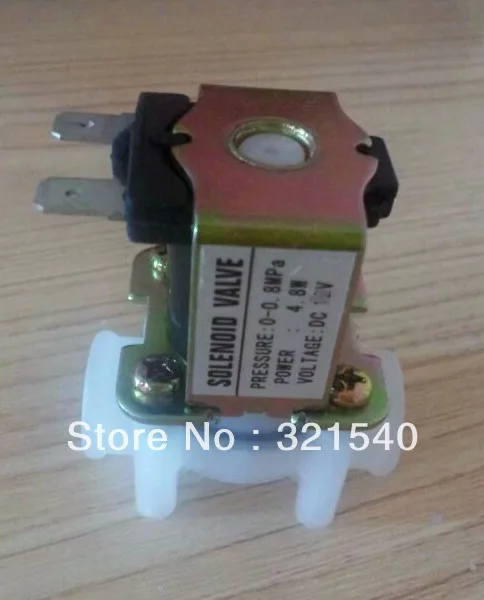 

1pc 1/4"BSPP Inlet Outlet Female Nylon Plastic Electric Solenoid Valve 24VDC Normally Closed Drinking Water Fruit