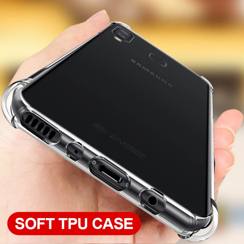 

New Gertong Case For Samsung A30 A50 Anti-Knock Air Cushion Clear Soft TPU Coque For Samsung A50 A30 Transparent Phone Cover