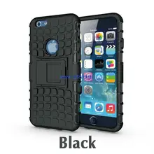 100pcs for iPhone 6 RUGGED ARMOR SPIDER Defender Case HYBRID W/BUILT-IN KICKSTAND Silicone + PC Shell Stand Shockproof Case