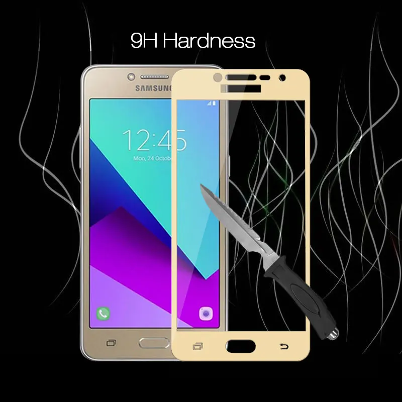 Закаленное стекло с полным покрытием для Samsung Galaxy J2 Prime защитное на экран J 2 G532F