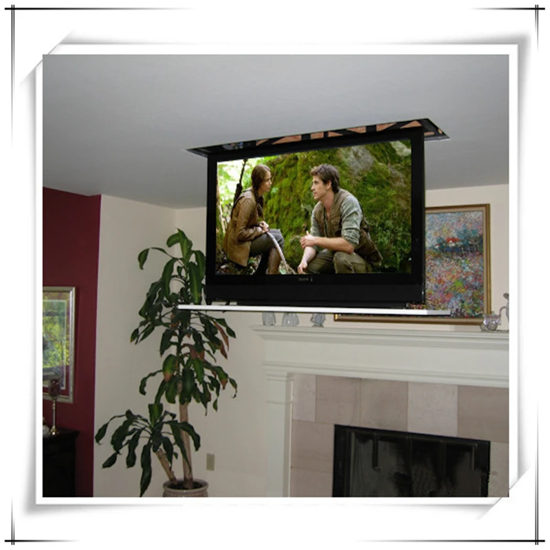 24v dc motorized ceiling tv linear actuator motorized furnitures tv