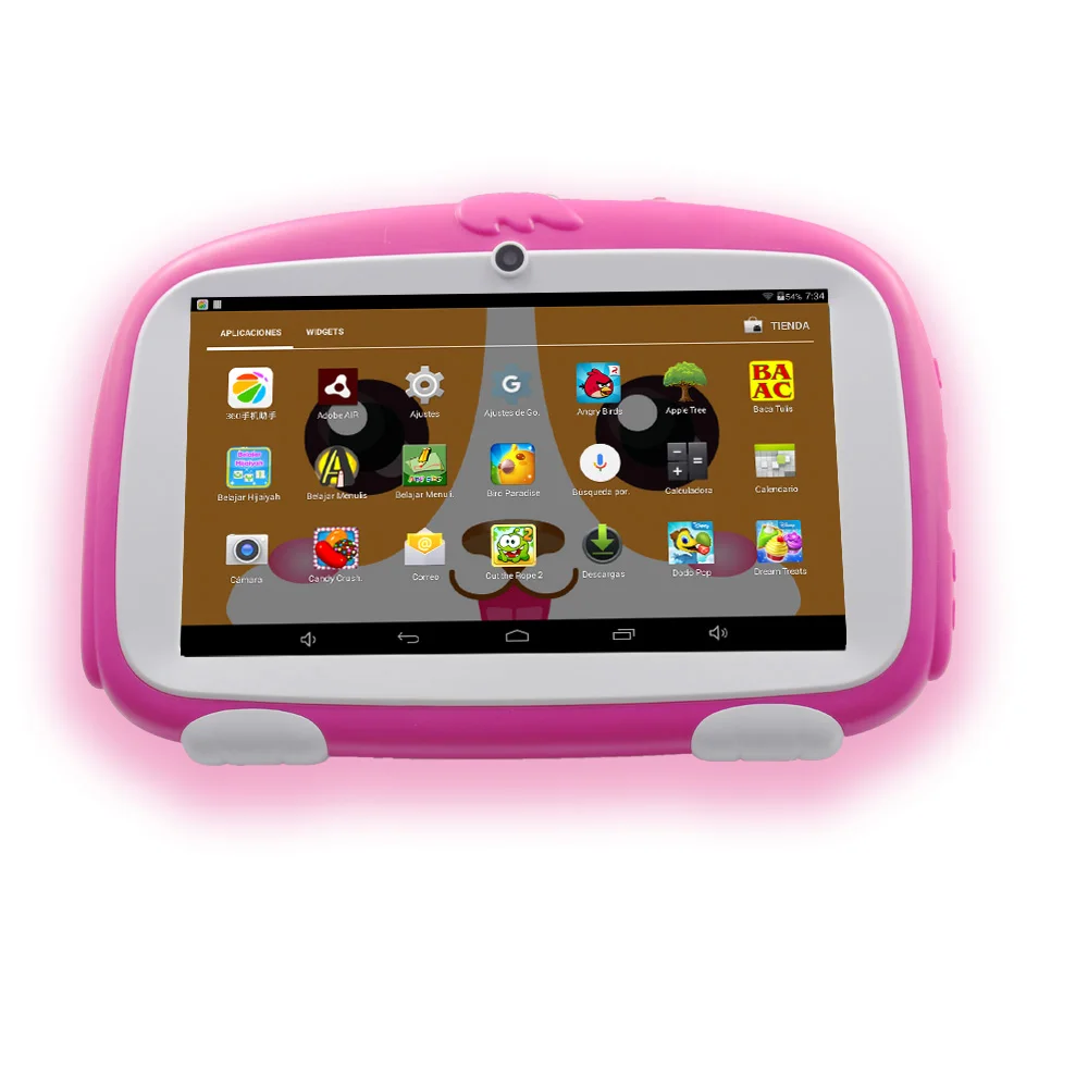 

2018 BDF New 7 Inch Android 4.4 Tablet Pc WiFi kids tablet 8G storage Tablet infantil Children's learning gifts