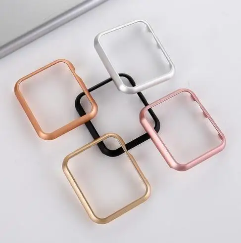 steel bumper Case For Apple Watch band 42mm 38mm 40mm 44mm for iwatch 4 3 2 1 metal frame protective | Наручные часы