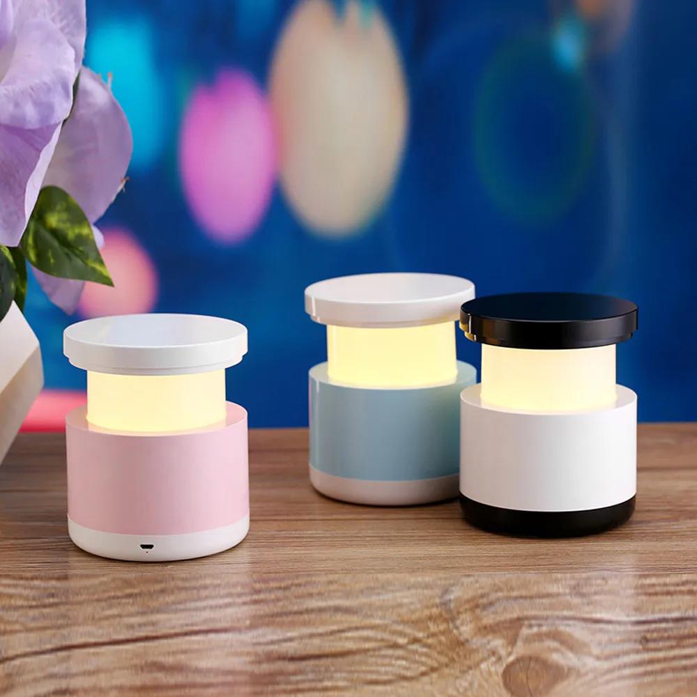 

MUQGEW Adjustable Fashionable USB Rechargeable Colorful Telescopic Lamp LED Intelligent Atmosphere Bedside Nightlight
