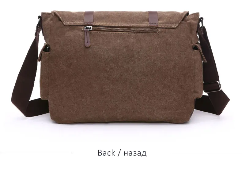 Scione мужская сумка-мессенджер Повседневная Холщовая Сумка через плечо для мужчин модная деловая сумка для ноутбука
