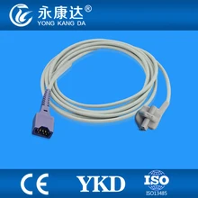 Compatible Dolphin pediatric soft tip SpO2 Sensor 9ft, 8pin