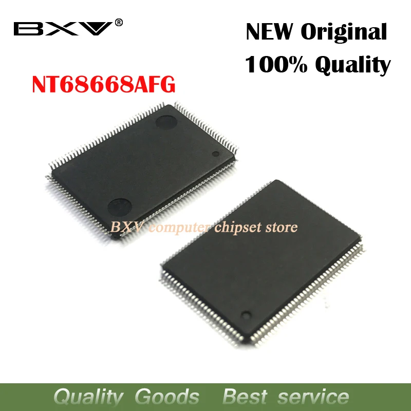 2pcs NT68668AFG QFP-128 Chipset New original | Электронные компоненты и принадлежности