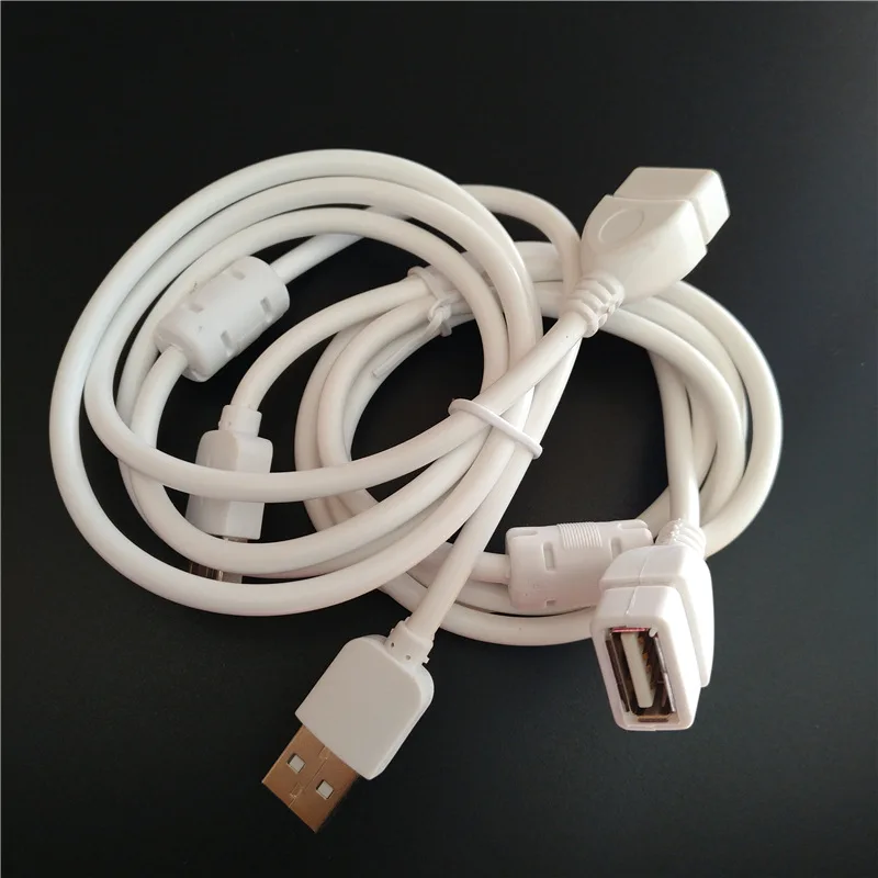 30pcs/lot USB Male to Female Extension Charger Adapter Cord Extender