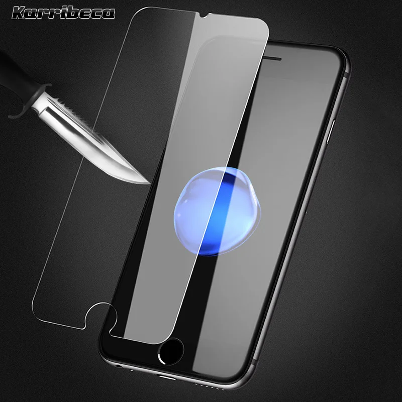 Beste 10 stks 9 H beschermende glas voor Iphone 7 8 verre trempe szklo gehard screen tela Pelicula 7 plus vidrio cristal pantalla mica
