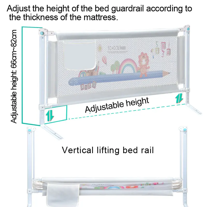 Baby Bed Fence Home Kids playpen Safety Gate Products child Care Barrier for beds Crib Rails Security Fencing Children Guardrail