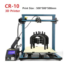 CRCREALITY 3D CR-10 Большой 3d-принтер Большой Размер Печати 500*500*500 мм/400*400*400 мм/300*300*400 мм Рабочего Стола 3 D Принтер Накаливания
