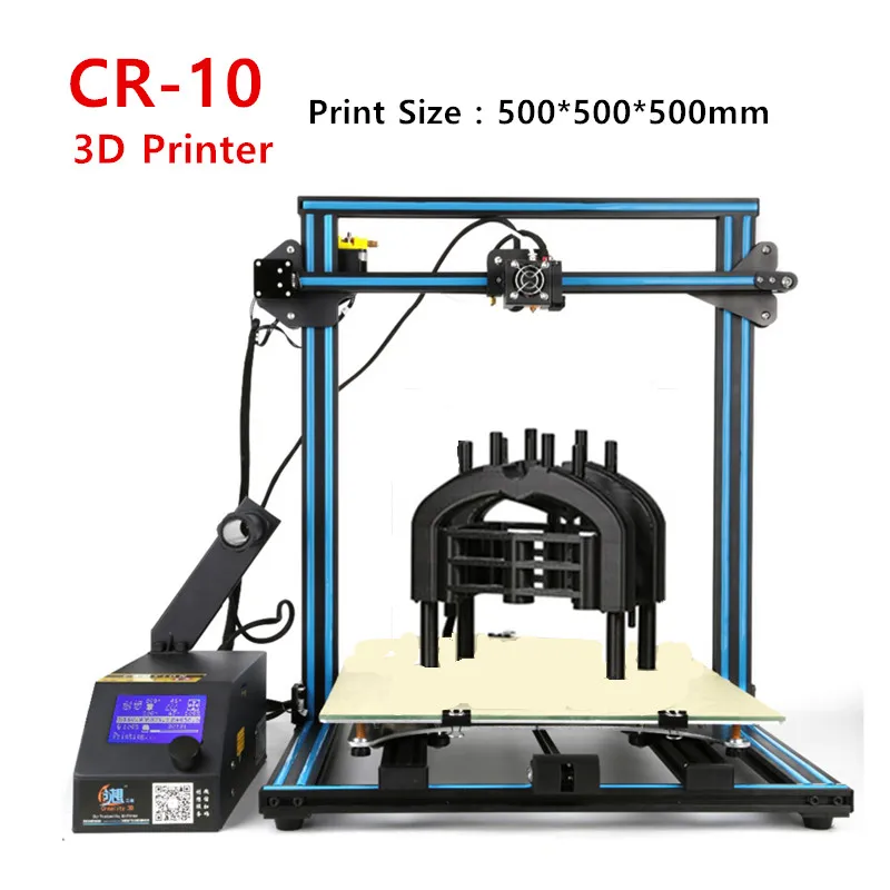 

CRCREALITY CR-10 Series Large 3D Printer Print Size 500*500*500mm/400*400*400mm/300*300*400mm Desktop 3 D Printer With Filament