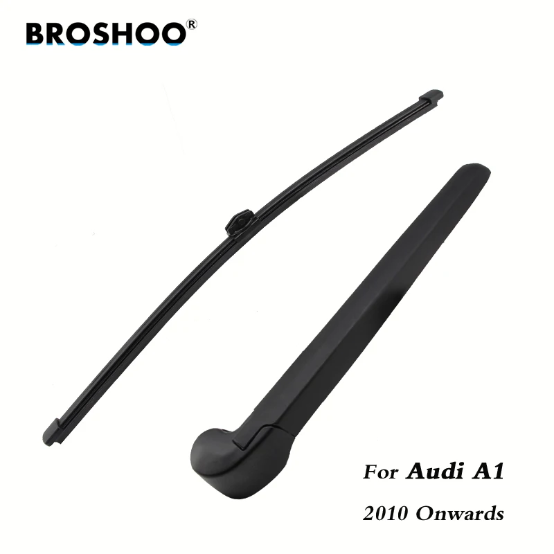 BROSHOO Car Rear Wiper Blades Back Windscreen Wiper Arm For AUDI A1