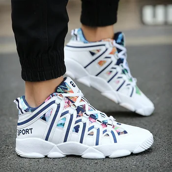 

Men's Basketball Shoes Damping Couples Sneakers High-help