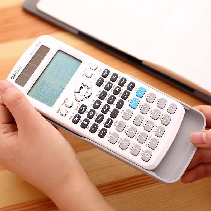 FXSUM D991 العلمي حاسبة اللون امتحان SAT الكمبيوتر 14 أرقام سولور البرمجة حقيقية Informatica Calculadora Cientifica