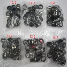 20 шт. большая телескопическая удочка верхняя направляющая наконечник для удочки Набор для ремонта удочки DIY Кольца для глаз инструменты аксессуары рыболовные снасти H0001D