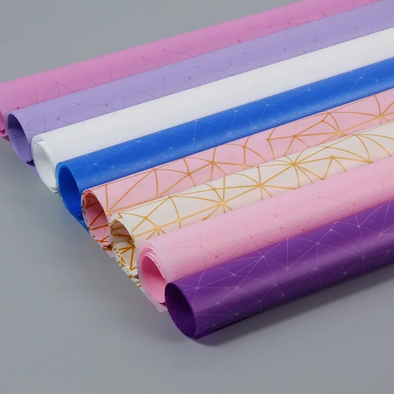 

20 Pcs DIY Material 60*60CM Fogging Paper Floral Wrapping Paper Home Decoration Festive Party Packaging Paper