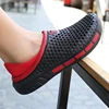 Sandalias transpirables con agujeros para hombre, Chanclas de playa, zapatillas de masaje de EVA, calzado para jardín, verano, 2022 ► Foto 3/6