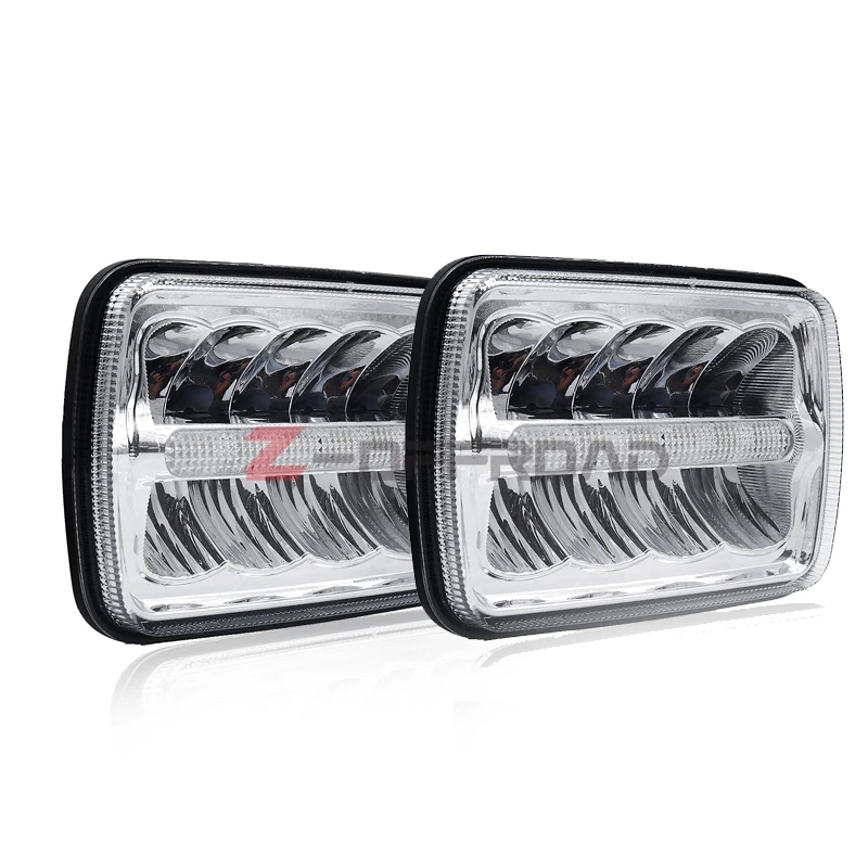 

Square 4x6inch Light headlight led projector truck Headlamp for FREIGHTLINER FLD120 112 FLD lamp replacement