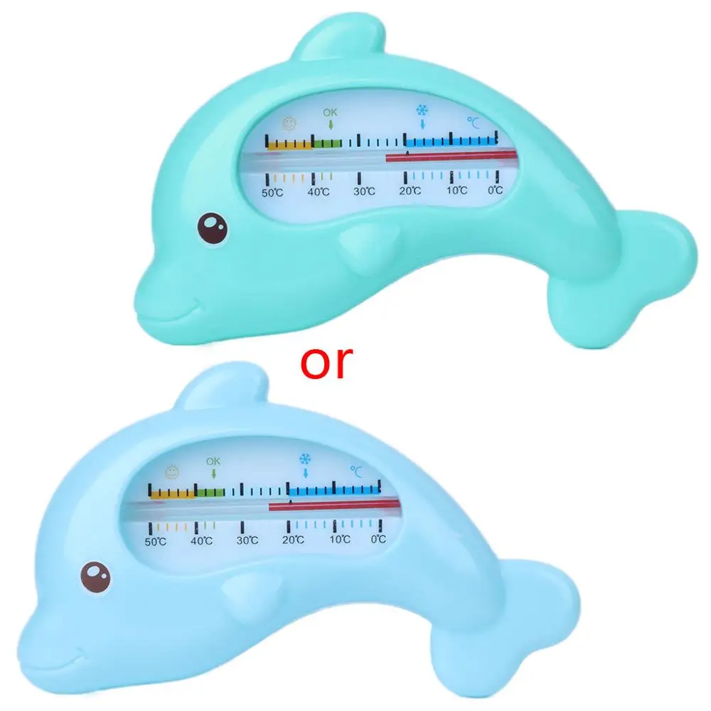 1 шт. термометр для воды для купания в форме дельфина для младенцев - Цвет: Blue