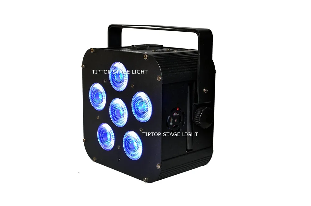 Rgbaw plus uv Bateria sem Fio para o Estágio Par para o Tiptop Tp b04 Preto 6x18 w 6in1 Dmx Energia da Levou Luz Estágio Iluminação Controlador Infravermelho ce Rohs 22 UV 6in1 DMX Energia Da Bateria Sem