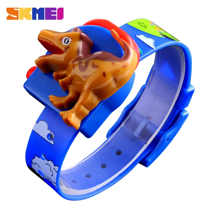 SKMEI Интересные детские часы модные детские часы креативная модель динозавра для мальчиков и девочек Любовь montre enfan 1468 красный синий
