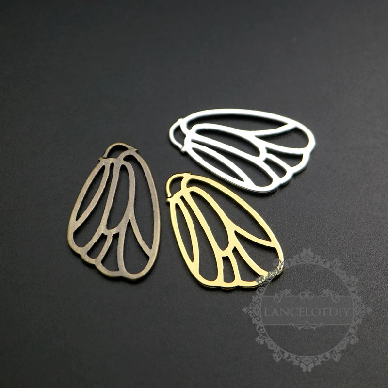 16x26 мм серебро, золото, бронза цвет филигранная бабочка крыло DIY Мода женщин Подвеска Шарм 1850301