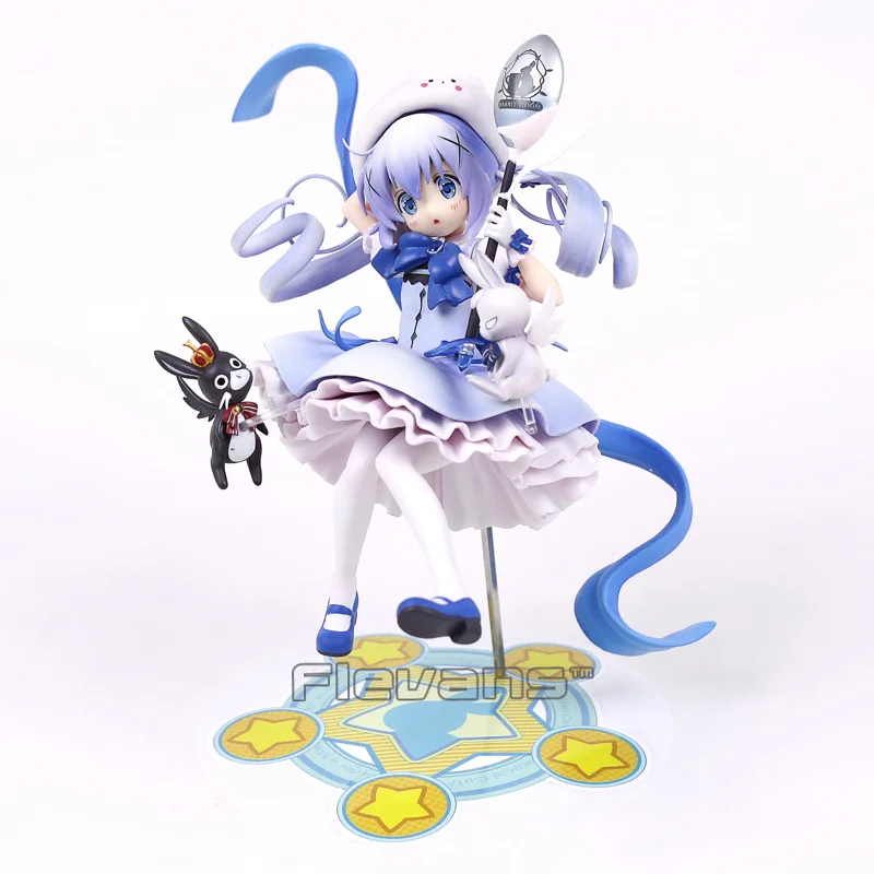 

Anime Is the order a rabbit Kafuu Chino 1/7 Scale PVC Painted Figure Collectible Toy 21cm