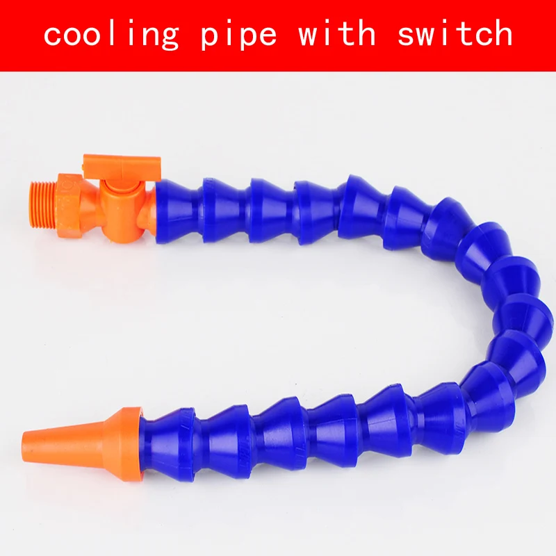 

length 300MM Thread 1/8" universal direction cooling pipe with switch adjustable nozzle air oil water pipe for Machine tool