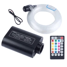 Music Control Fiber Optic Light Car Roof Star Lights 12W 12V Limousine Starry Effect 2m 3m Mixed LED Optical Fiber Cable Lights decoration twinkle stars effect 16w rgb w fiber optic lights led light engine top pmma optical fibers mix size wireless control