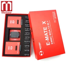 Martview E-mate X MOORC e mate 13 в 1 EMMC инструмент BGA Разъем для легкий JTAG Plus UFI RIFF Медуза Pro Box Поддержка для BGA 529 169
